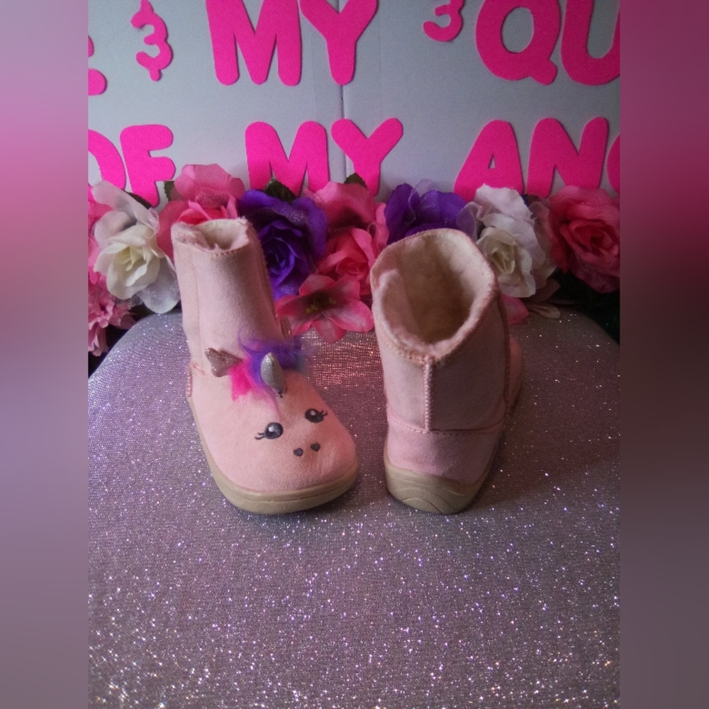 #206👉🏼Toddler Girl Unicorn 🦄 Boots